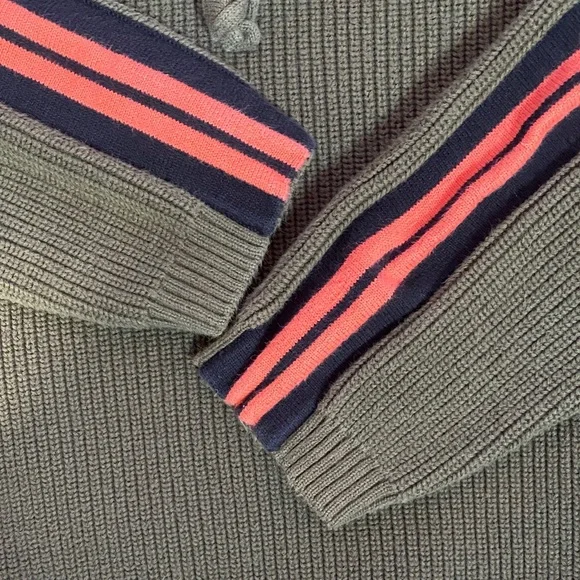 Kokun Women’s Green Knit Hoodie Medium Ribbed Pullover Sporty Athleisure - Picture 12 of 13